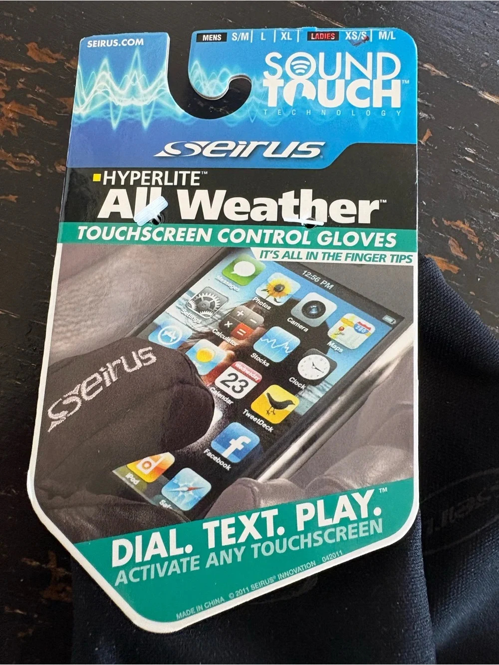 Seirus Sound Touch HyperLite All Weather Gloves (1170) Touch Screen Woman’s XS/S